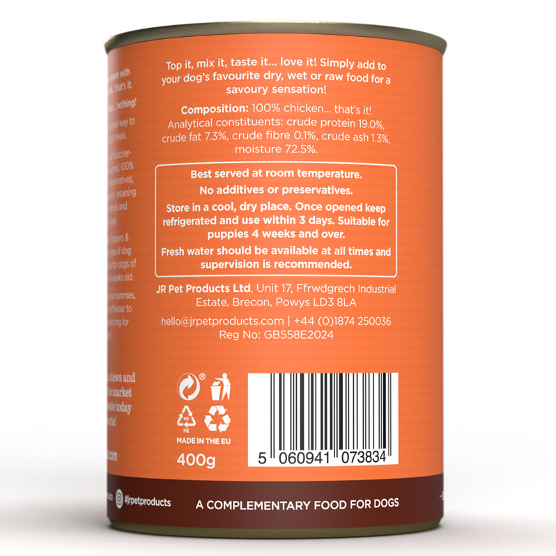 Pure Chicken Topper & Mixer 400g — JR Pet Products