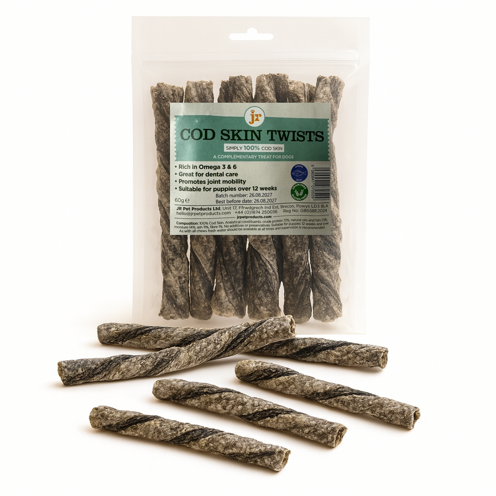 Cod Skin Twists — JR Pet Products